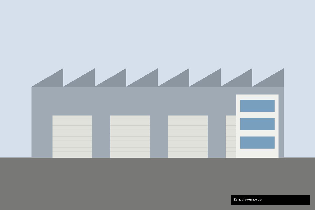 Warehouse with high ceiling in Kulim